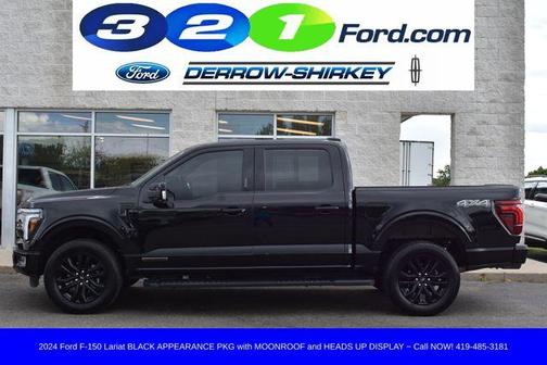 Black 2024 Ford F-150 Lariat