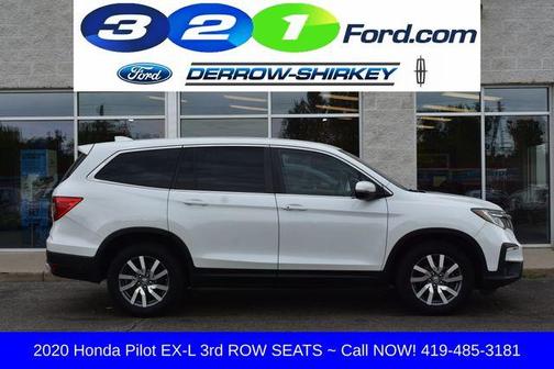 Platinum White Pearl 2020 Honda Pilot EX-L