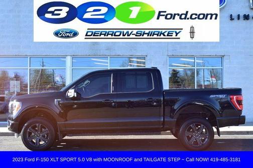 Agate Black Metallic 2023 Ford F-150 XLT
