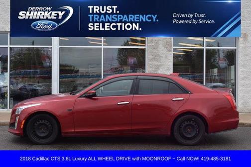 Red Obsession 2018 Cadillac CTS 3.6L Luxury
