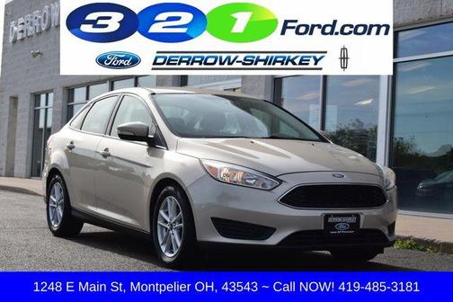 White Gold Metallic 2017 Ford Focus SE