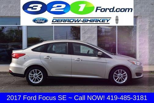 White Gold Metallic 2017 Ford Focus SE