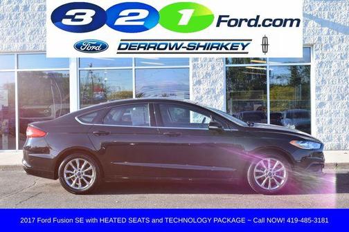 Shadow Black 2017 Ford Fusion SE