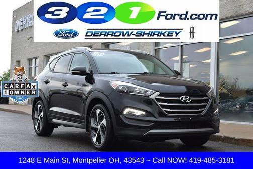 Black Noir Pearl 2016 Hyundai TUCSON Sport