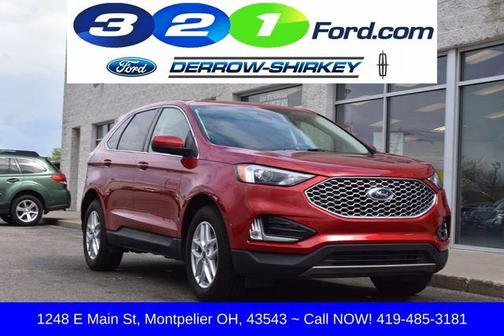 Rapid Red Metallic Tinted Clearcoat 2024 Ford Edge SEL