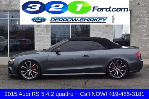 Daytona Gray Pearl 2015 Audi RS 5 4.2
