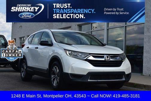 White Diamond Pearl 2017 Honda CR-V LX