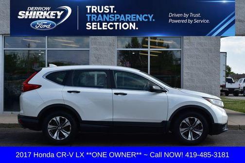 White Diamond Pearl 2017 Honda CR-V LX