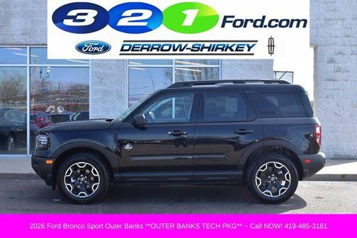 Shadow Black 2026 Ford Bronco Sport Outer Banks