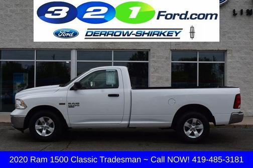 Bright White Clearcoat 2020 RAM 1500 Classic Tradesman