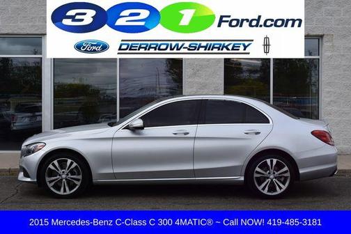 Iridium Silver Metallic 2015 Mercedes-Benz C-Class C 300