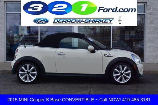 Pepper White 2015 MINI Roadster Cooper S