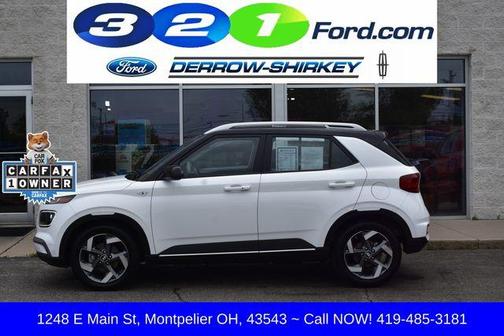Lunar White 2025 Hyundai VENUE Limited