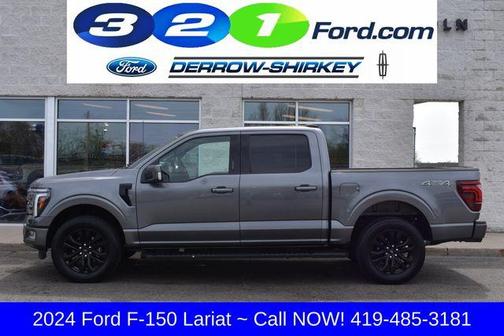 Gray 2024 Ford F-150 Lariat