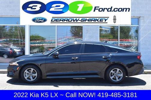 Ebony Black 2022 Kia K5 LX