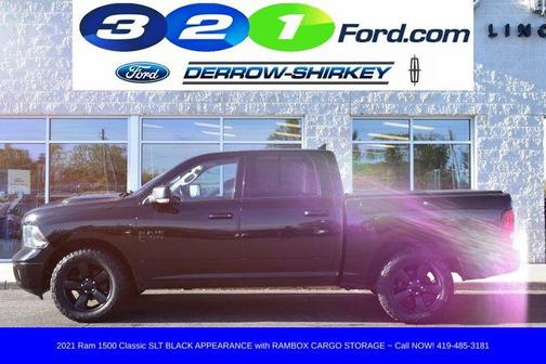 Diamond Black 2021 RAM 1500 Classic SLT