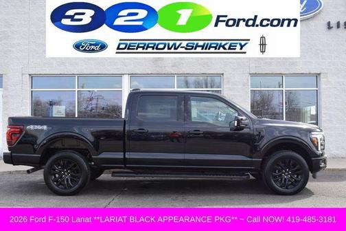 Agate Black Metallic 2026 Ford F-150 Lariat