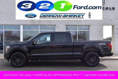 Agate Black Metallic 2026 Ford F-150 Lariat