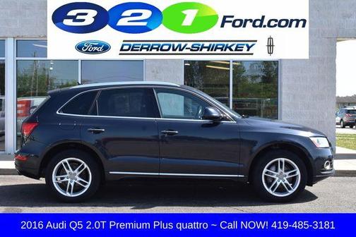 Moonlight Blue Metallic 2016 Audi Q5 2.0T Premium Plus