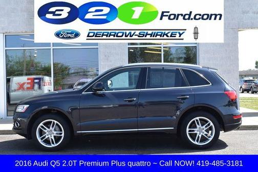 Moonlight Blue Metallic 2016 Audi Q5 2.0T Premium Plus