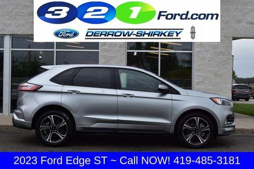 Iconic Silver Metallic 2023 Ford Edge ST