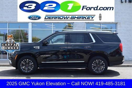 Onyx Black 2025 GMC Yukon Elevation