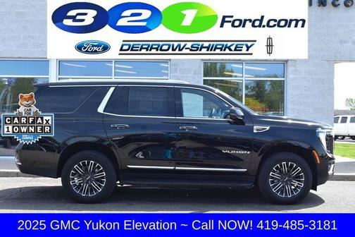 Onyx Black 2025 GMC Yukon Elevation