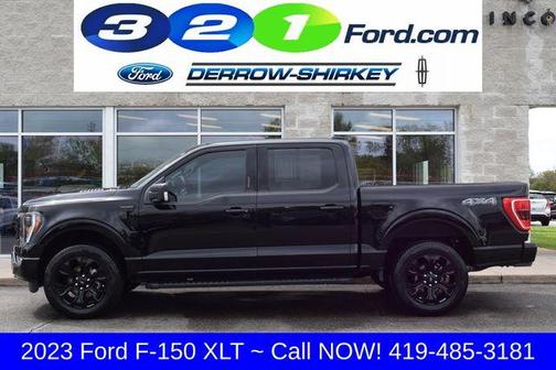 Agate Black Metallic 2023 Ford F-150 XLT