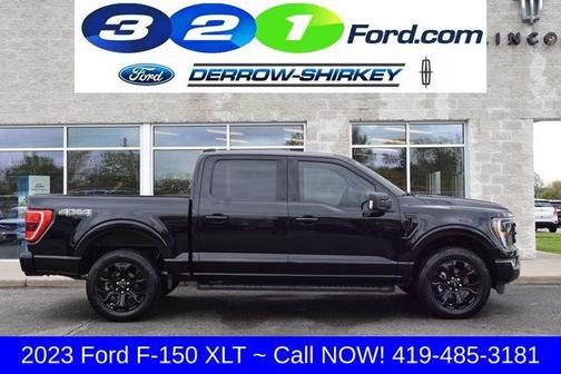 Agate Black Metallic 2023 Ford F-150 XLT