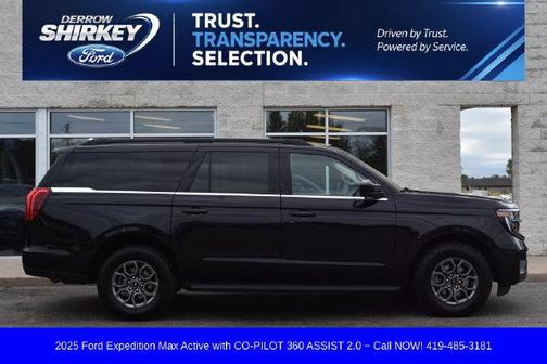 Agate Black Metallic 2025 Ford Expedition Max Active