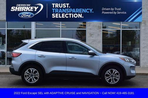 Ice Blue 2022 Ford Escape SEL
