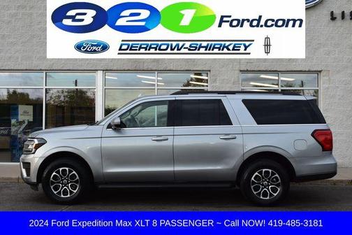 Silver Metallic 2024 Ford Expedition Max XLT