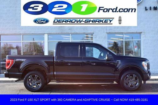Agate Black Metallic 2023 Ford F-150 XLT