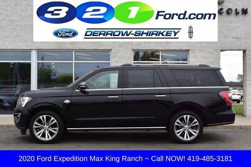 Agate Black 2020 Ford Expedition Max King Ranch