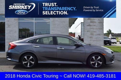 Modern Steel Metallic 2018 Honda Civic Touring