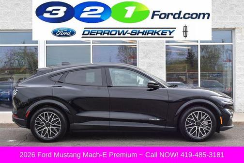 Shadow Black 2026 Ford Mustang Mach-E Premium