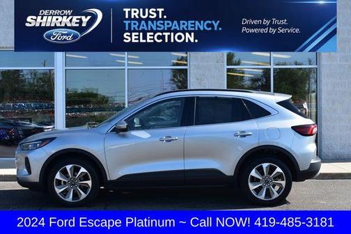 Iconic Silver Metallic 2024 Ford Escape Platinum