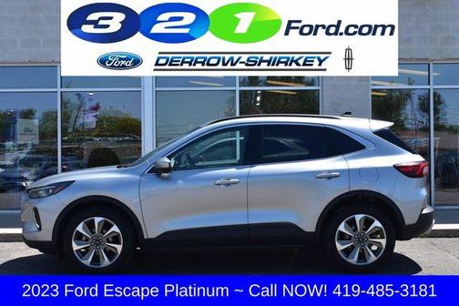 Silver 2023 Ford Escape Platinum