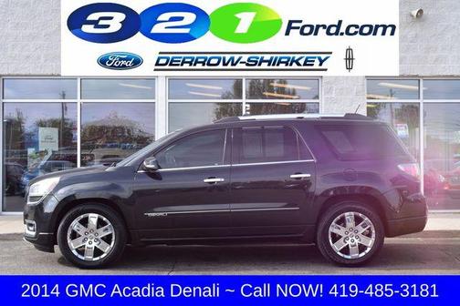 Carbon Black Metallic 2014 GMC Acadia Denali