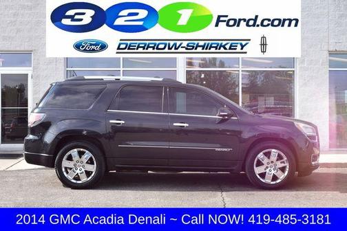 Carbon Black Metallic 2014 GMC Acadia Denali