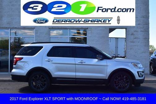 Ingot Silver 2017 Ford Explorer XLT