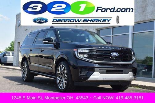 Agate Black Metallic 2026 Ford Expedition Max Platinum
