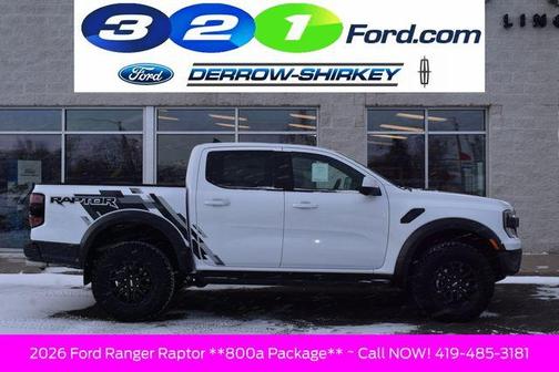 Oxford White 2026 Ford Ranger Raptor