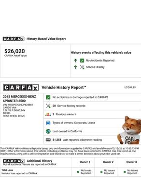 2018 Mercedes-Benz Sprinter 2500 