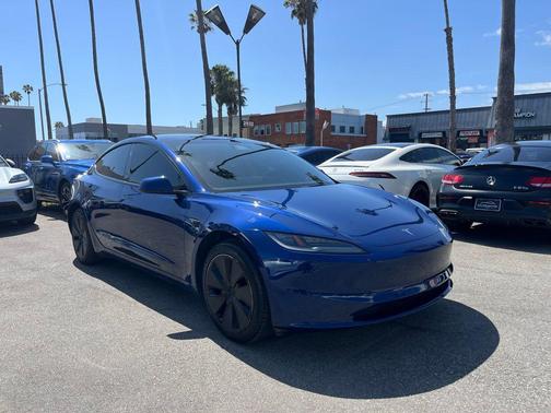 Deep Blue Metallic 2025 Tesla Model 3 Long Range