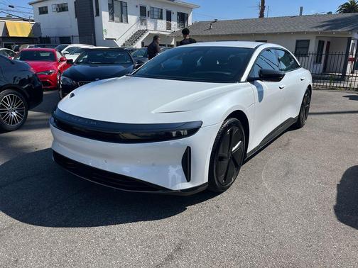 White Metallic 2024 Lucid Air Touring