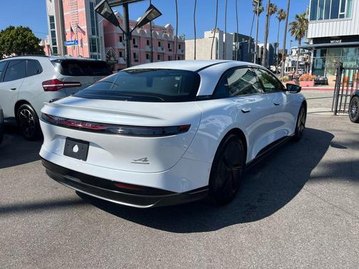 White Metallic 2024 Lucid Air Touring
