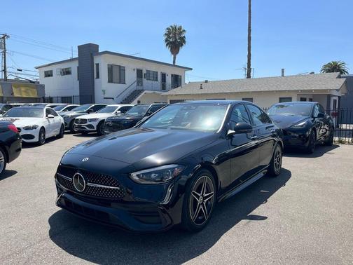 Black 2023 Mercedes-Benz C-Class C 300 4MATIC