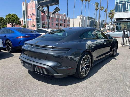 Volcano Grey Metallic 2021 Porsche Taycan 4S