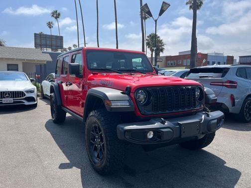 Firecracker Red Clearcoat 2025 Jeep Wrangler 4xe Willys